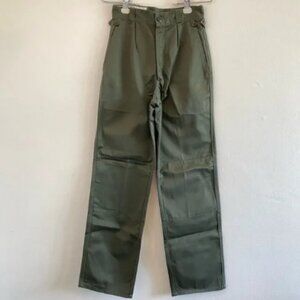 VTG Guy Leroy Norrent Fontes French Military Chino Pants Mens Medium Twill Green